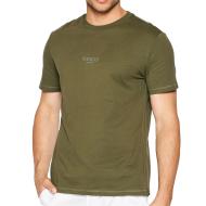 T-shirt Vert Foncé Homme Guess Aidy pas cher