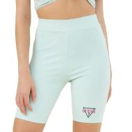 Short Cycliste Turquoise Femme Guess Biker pas cher