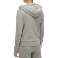 Sweat Gris Femme Superdry Plain Zip Hood vue 2