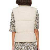 Doudoune sans manches Beige Femme JDY Newerica vue 2