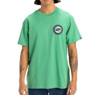 T-shirt Vert Homme Quiksilver Circle Back