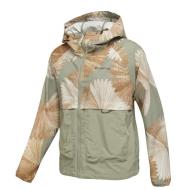 Chaqueta cortavientos verde para mujer Columbia Spire con estampado ver 3