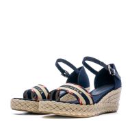 Sandales Compensées Marine Femme Tommy Hilfiger Corporate Webbing vue 6