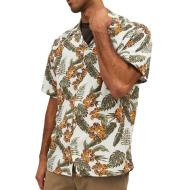 Chemisette Écru Homme Jack & Jones Resort Floral