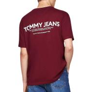 T-shirt Bordeaux Homme Tommy Hilfiger Pri vue 2