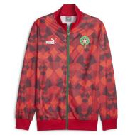 MAROC Veste de survêtement Rouge Homme Puma 2023 pas cher