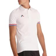 Polo Blanc Homme Le Coq Sportif Ss Presentation pas cher
