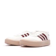 Baskets Beiges/Bordeaux Femme Adidas Court Platform vue 6