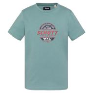 T-Shirt Vert Garçon Schott Print pas cher