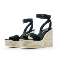 Sandales Compensées Noires Femme Calvin Klein Jeans Wedge Sandal vue 6