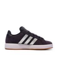 Baskets Noires Garçon Adidas Grand Court Base vue 2