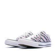 Baskets Rose/Blanche Femme Converse OX vue 6