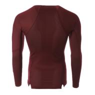 T-shirt Manches Longues Bordeaux Homme Nike Technique vue 2