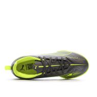 Chaussures de football Gris/Vert Garçon Puma Ultra 5 Play vue 4