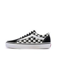 Baskets Blanches/Noires Homme Vans Old Skool Checker pas cher