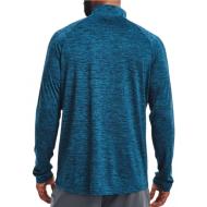 T-shirt Manches Longues Bleu Homme Under Armour Tech 1/2 Zip vue 2