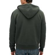 Veste Zippé Kaki Homme Superdry Borg vue 2