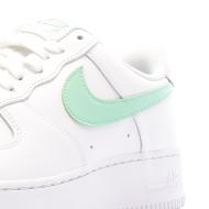 Baskets Blanche/Vert Homme Nike Air Force 1 vue 7