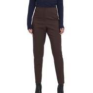 Pantalon Taille Haute Marron Femme Vero Moda Sandy pas cher