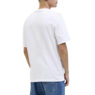 T-shirt Blanc Homme Jack & Jones Hawaiitee vue 2