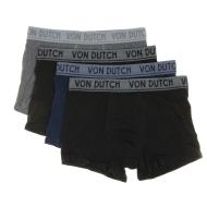 X4 Boxers Homme Bleu/Gris/Noir Von Dutch ORIAS vue 2