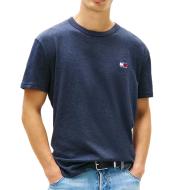 T-shirt Marine Homme Tommy Hilfiger Tjm Reg Badge pas cher