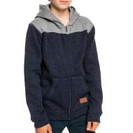 Sweat à capuche Marine Garçon Quiksilver Kelblozipyth pas cher