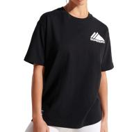 T-shirt Noir Femme Superdry Mountain