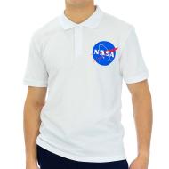 Polo Blanc Homme Nasa 09P