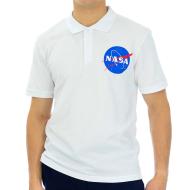 Polo Blanc Homme Nasa 09P pas cher