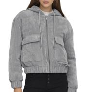 Veste Grise Femme Only Suva Corduroy