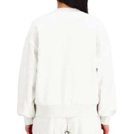Sweat Gris Chiné Femme New Balance Essentials French vue 2