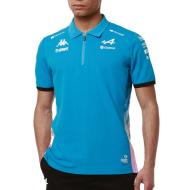 Polo Turquoise Homme Kappa Adrem pas cher