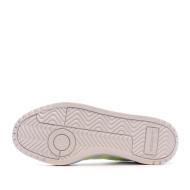 Baskets Blanche/Jaune Femme Adidas Team Court vue 5