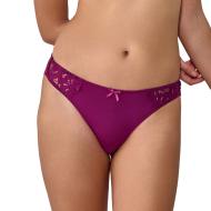 Tanga Prune Femme Les Petites Bombes Emilie pas cher
