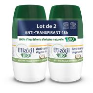Lot de 2 Anti-Transpirant Végétal 48h Etiaxil Coco pas cher