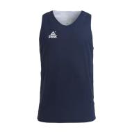 Maillot de basketball Marine Garçon PEAK SPORT Reversible pas cher