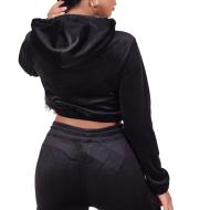 Veste à capuche Noir Femme Project X Paris Hoodie vue 2