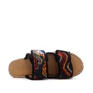 Sandales Noires/Oranges Femme Pare Gabia Batista vue 4