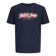 T-Shirt Marine Garçon Jack & Jones Hurban pas cher