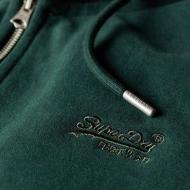 Sweat Zippe Capuche Vert Foncé Homme Superdry Essential vue 2
