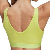 Brassière Verte Femme Adidas Essentials 3Stripes vue 2