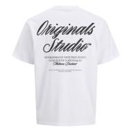 T-Shirt Blanc Homme Jack & Jones Norrebro vue 2