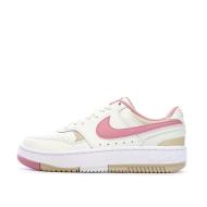 Baskets Ecru/Rose Femme Nike Gamma pas cher
