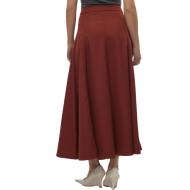 Jupe Longue Terracotta Femme Vero Moda Tara Ancle vue 2