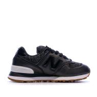 Baskets Noir métallique femme New Balance WL574 vue 2