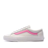 Baskets Blanc Ivoire/Rose Mixte Vans Style 36 pas cher