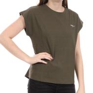T-shirt Kaki Femme Pepe Jeans Bloom