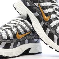 Baskets Grises/Moutarde Homme Nike P-6000 vue 7