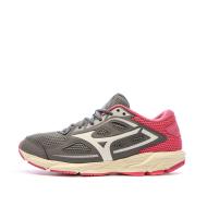 Chaussures de Running Gris/Rose Femme Mizuno Spark 7 pas cher